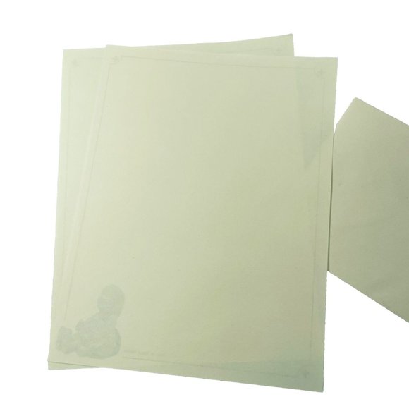 Vintage 1992 Hummel Stationary Hum #69 Happy Pastime 2 Sheets 1 Envelope Unused - Picture 9 of 11